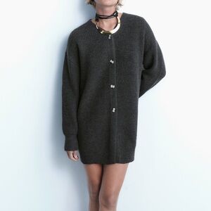 Zara Long Knit Cardigan